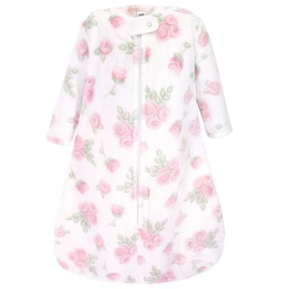 Picture of Hudson Baby Unisex Baby Plush Sleeping Bag, Sack, Blanket, Pink Rose, 0-6 Months