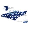 Picture of Pack and Play Mattress Protector Sheets Fitted Waterproof Pack and Play Mattress Pad Cover, Compatible with Graco Pack n Play & Dream On Me & Pamo Babe, Playpen/Playard Sheet, Navy Cloud, 39" x 27"