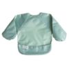 Picture of Tiny Twinkle Mess Proof Baby Bib, Cute Full Sleeve Bib Outfit, Waterproof Bibs for Toddlers, Machine Washable, Tug Closure, Smock Eating, Long (Sage Green, Large 2-4 Years)