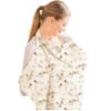 Picture of Konssy Muslin Nursing Cover for Baby Breastfeeding, Breathable 100% Cotton Breastfeeding Cover with Rigid Hoop for Mother Nursing Apron, Multi-use Carseat Canopy (Posy)