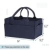 Picture of Mr. Pen- Baby Diaper Caddy Organizer, Navy Blue, Diaper Organizer, Car Diaper Caddy, Baby Caddy Organizer, Portable Diaper Caddy, Diaper Organizer for Changing Table, Baby Organizer for Nursery