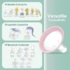 Picture of 21mm Maymom MyFit Shields, Pano Series; Compatible with Medela Breast Pump- PersonalFit, Freestyle, Harmony, Maxi, Freestyle Flex Connector; Connect to Maymom Widemouth/Narrow Connector, 2pcs
