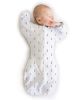 Picture of SwaddleDesigns Transitional Swaddle Sack, Arms Up Half-Length Sleeves & Mitten Cuffs, Swaddle for Newborn Transition to Baby Sleep Sack Wearable Blanket, Large, 6-9 Month, 21-24 lb, Tiny Arrows