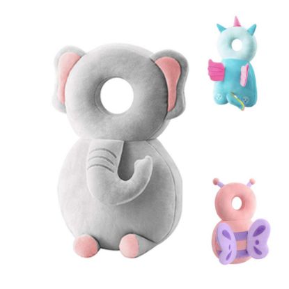 Picture of JunNeng Toddler Baby Head Protection Cushion Backpack Wear,Grey Elephant
