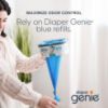 Picture of Diaper Genie Jumbo Square Refill, with Continuous Film, can Hold up to 810 Newborn-Sized Diapers per Refill.