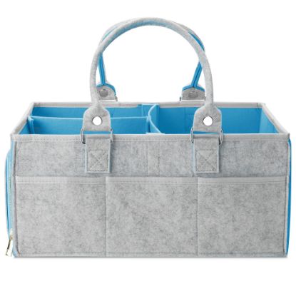 Picture of Mr. Pen- Baby Diaper Caddy Organizer, Blue Inside, Diaper Organizer, Car Diaper Caddy, Baby Caddy Organizer, Portable Diaper Caddy, Diaper Organizer for Changing Table, Baby Organizer for Nursery