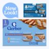 Picture of Gerber Stage 2 Baby Food, Chicken & Turkey Variety Pack Jars, Mealtime Poultry Puree, Baby Food Puree,12-Pack