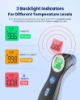Picture of Forehead Thermometer for Adults and Kids, Digital Touchless Thermometer for Baby, Infants and Toddlers, 3 Color Fever Alarm, FSA HSA Eligible,1s Fast Accurate Reading, Non Contact