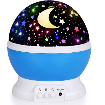 Picture of Star Night Light Projector for Kids' Room - Glow in the Dark Stars, Christmas & Birthday Gift, Sensory Light Lamp for Kids' Room Decor