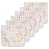 Picture of Looxii Muslin Burp Cloths 100% Cotton Muslin Cloths Large 20''x10'' Extra Soft and Absorbent 6 Pack Baby Burping Cloth for Boys and Girls (Rainbow)