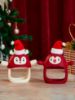 Picture of Baby Christmas Stocking Stuffers-Smily Mia Penguin Buddy and Reindeer 2 in 1 Christmas Gift/Toy Set for 0-12 Months Teething Babies, Teeting Mittens For Babies, Infant Christmas Gift Box-Christmas Red