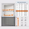Picture of Dog Gate for Stairs Pet Gates for The House: Dogs Screen Mesh Gate for Doorways Stairways Indoor Safety 29 inch Tall, 50 inch Wide