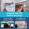 Picture of Upgraded Invisible Baby Proofing Cabinet Latch Locks (10 Pack) - No Drilling or Tools Required for Installation, Works with Most Cabinets and Drawers, Works with Countertop Overhangs, Highly Secure