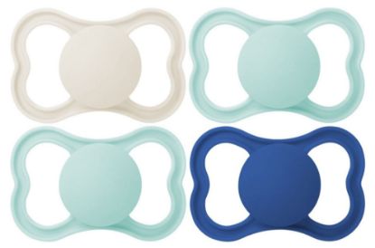 Picture of MAM Air Matte Pacifiers, Binky for 16+ Months, BPA-Free Silicone Nipple, Ideal for Sensitive Skin & Breastfed Newborns, Easy to Clean, Developed with Medical Experts, 2 Count Binkies