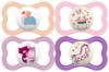 Picture of MAM Air Day & Night Baby Pacifier, for Sensitive Skin, Glows in The Dark, 16+ Months, Girl, 4 Count