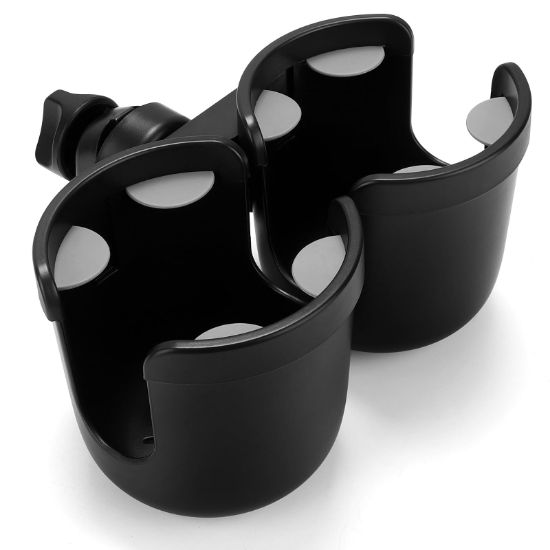 Picture of Accmor Stroller Cup Holder, Bike Cup Holder, Universal Cup Holder for Uppababy Nuna Doona Strollers, 2-in-1 Cup Phone Holder for Stroller, Bike, Wheelchair, Walker, Scooter