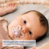 Picture of MAM Original Matte Baby Pacifiers, Binky for Girls 0-6 Months, BPA-Free Silicone Nipple, Easy to Clean, Best for Newborn Babies, Developed with Medical Experts, 6 Count Binkies