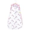 Picture of Hudson Baby Unisex Baby Cotton Wearable Sleeping Bag, Sack, Blanket, Floral Unicorn Sleeveless, 3-9 Months