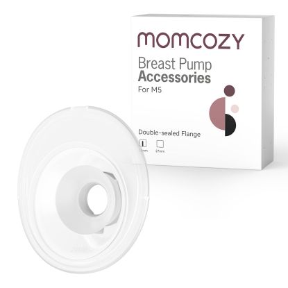 Picture of Momcozy Double-Sealed Flange 24mm Compatible with Momcozy M5 Breast Pump. Original M5 Breast Pump Replacement Accessories, 1PC (24mm)