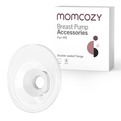 Picture of Momcozy Double-Sealed Flange 27mm Compatible with Momcozy M5 Breast Pump. Original M5 Breast Pump Replacement Accessories, 1PC (27mm)