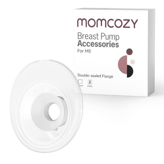Picture of Momcozy Double-Sealed Flange 27mm Compatible with Momcozy M5 Breast Pump. Original M5 Breast Pump Replacement Accessories, 1PC (27mm)