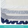 Picture of Baby Bassinet Sheets 4 Pack Compatible with 33" x 20" Mika Micky, Baby Delight, Dream On Me, AMKE and Other Rectangle Bassinet Mattress, Ultra Soft & Skin Friendly, Washer & Dryer