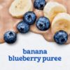 Picture of Gerber Stage 2 Baby Food, Banana Blueberry Puree Pouch, 2 Servings of Fruit, No Added Sweetener, No Artificial Colors or Flavors, 12-Pack
