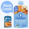 Picture of Gerber Stage 2 Baby Food, Apple Sweet Potato Cinnamon Puree Pouch, 2 Servings of Fruit & Veggie, No Added Sweetener, No Artificial Colors or Flavors, 12-Pack
