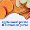 Picture of Gerber Stage 2 Baby Food, Apple Sweet Potato Cinnamon Puree Pouch, 2 Servings of Fruit & Veggie, No Added Sweetener, No Artificial Colors or Flavors, 12-Pack