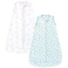 Picture of Hudson Baby Unisex Baby Cotton Long-Sleeve Wearable Sleeping Bag, Sack, Blanket, Mixed Daisy, 0-3 Months