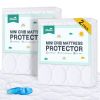 Picture of Mini Crib Mattress Protector Sheets Waterproof 2 Pack, Quilted Pack and Play Mattress Pad Cover Fits for Mini Crib/Playen/Pack and Play Mattress, White, 38"x24"