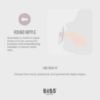 Picture of BIBS Colour Night Glow in The Dark Soother 2-Pack, BPA Free Dummy Pacifier, Round Nipple. Natural Rubber Latex, Made in Denmark, Size 2 (6-18 Months), Blush Glow/Woodchuck Glow