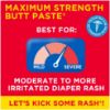 Picture of Boudreaux's Butt Paste Maximum Strength Diaper Rash Cream, Ointment for Baby, 14 oz Flip-Top Jar