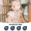 Picture of Tiny Twinkle Mess-Proof Baby Bib - Waterproof Bib for Baby Boy or Girl - Machine Washable - Adjustable Closure - PVC, BPA, & Phthalate Free - Great for Travel - Baby Food Bibs (3 Pack, Cowboy)