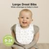 Picture of 8-Pack Organic Baby Bibs for Boys, Girls - Soft Cotton Drooling and Teething Bibs for Baby Girl & Boy, Extra Absorbent, Easy To Clean & Put On for Toddler, Newborn, Infant 0-24 Months (Prairie)