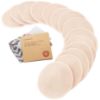 Picture of Organic Nursing Pads - 14 Washable Viscose Derived from Bamboo Breastfeeding Pads, Wash Bag, Reusable Breast Pads for Breastfeeding, Nipple Pads for Breastfeeding Essentials(Bare Beige, M 3.9")
