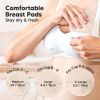 Picture of Organic Nursing Pads - 14 Washable Viscose Derived from Bamboo Breastfeeding Pads, Wash Bag, Reusable Breast Pads for Breastfeeding, Nipple Pads for Breastfeeding Essentials(Bare Beige, M 3.9")