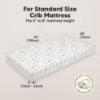 Picture of KeaBabies 2-Pack Organic Crib Sheets for Boys, Girls - 52x28 Fitted Crib Mattress Sheet Neutral, Breathable Jersey Cotton Cover for Baby Bed, Toddler Mattress, Soft & Cute Prints (Savannah)