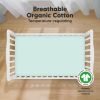 Picture of KeaBabies 2-Pack Organic Crib Sheets for Boys, Girls, Jersey Fitted Crib Sheet, Baby Crib Sheets Neutral, Cotton Breathable Crib Sheet, Cute Printed Crib Mattress Sheet, Baby Mattress Sheets (Pastel)