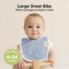 Picture of 8-Pack Organic Baby Bibs for Boys, Girls - Soft Cotton Drooling and Teething Bibs for Baby Girl & Boy, Extra Absorbent, Easy to Clean & Put On for Toddler, Newborn, Infant 0-24 Months (Vessels)