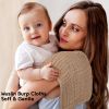 Picture of Unnivoll Muslin Burp Cloths for Baby 100% Cotton Burping Cloths for Boys Girls Large 20''X10'' Extra Soft and Absorbent 12 Pack - Gradient Coffee