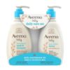Picture of Aveeno Baby Daily Care Gift Set with Oat Extract & Prebiotic Oat, Contains Daily Moisturizing Body Lotion & Gentle 2-in-1 Baby Bath Wash & Shampoo, Hypoallergenic & Paraben-Free, Two Pack