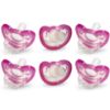 Picture of RaZbaby Jollypop Pacifier for Newborns & Up, USA Made, Natural Shaped Orthodontic Binky, Lovingly Shared in NICUs & Hospitals Worldwide, Medical-Grade 100% BPA-Free - 0-3 Months, 6 Pack - Pink