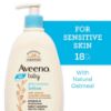 Picture of Aveeno Baby Daily Moisture Body Lotion for Sensitive Skin, Hypoallergenic Moisturizing Baby Lotion with Nourishing Oat to Deeply Moisturize Baby's Skin, Fragrance-Free, 18 fl. oz, 2 Pack