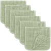 Picture of Comfy Cubs Muslin Burp Cloths 20" x 10", Pack of 6 - Large, 6-Layer, Ultra Absorbent 100% Cotton for Baby Drool and Messes - Soft, Safe & Gentle Baby Burp Cloths Set for Boys & Girls - Sage