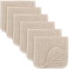 Picture of Comfy Cubs Muslin Burp Cloths 20" x 10", Pack of 6 - Large, 6-Layer, Ultra Absorbent 100% Cotton for Baby Drool and Messes - Soft, Safe & Gentle Baby Burp Cloths Set for Boys & Girls - Sand