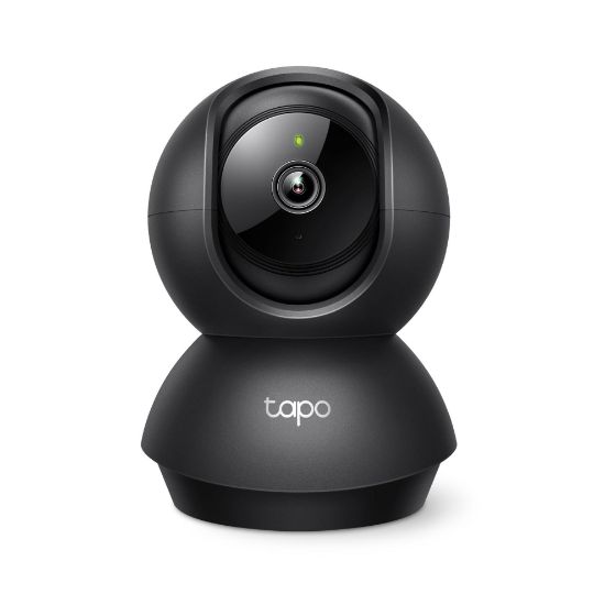 Picture of Tapo by TP-Link Pan/Tilt Security Camera for Baby Monitor, Pet Camera w/Motion Detection, 1080P, 2-Way Audio, Night Vision, Cloud & SD Card Storage, Works with Alexa & Google Home, Black (Tapo C201)
