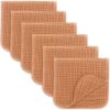 Picture of Comfy Cubs Muslin Burp Cloths 20" x 10", Pack of 6 - Large, 6-Layer, Ultra Absorbent 100% Cotton for Baby Drool and Messes - Soft, Safe & Gentle Baby Burp Cloths Set for Boys & Girls - Caramel