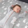 Picture of Pack n Play Sheets, BROLEX 2 Pack Mini Crib Sheets,Stretchy Portable Fitted Playard Sheet Set, Convertible Playard Mattress Cover,Ultra Soft Breathable Material,Pink-Bellied Rabbit