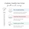 Picture of Ryan & Rose Cutie Dose - Baby Medicine Dispenser Syringe (10 Pack)